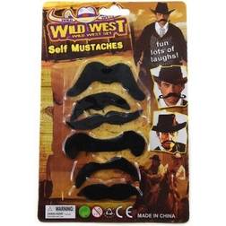 Wild West Cowboy Mustache 6-pack