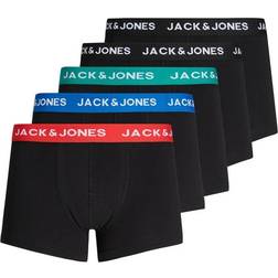 Jack & Jones Trunks 5-pack - Black/Electric Blue Lemonde