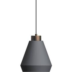 Herstal Medium Edge Chandelier Graphite Bronze Pendant Lamp 25cm