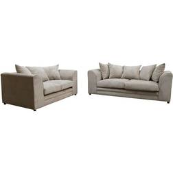 Furniture 786 Casper Beige Sofa 190cm 2pcs