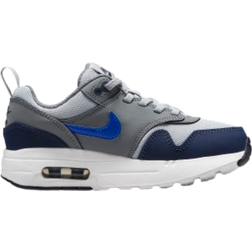 Nike Air Max 1 EasyOn PSV - Smoke Grey/Wolf Grey/Obsidian/Racer Blue