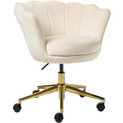 Westwing Collection Oyster Beige Office Chair 80cm