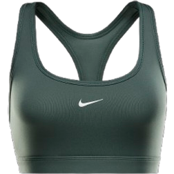 Nike Swoosh Light Support Women's Non Padded Sports Bra - Vintage Green/White