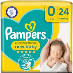 Pampers Premium Protection New Baby Size 0 1-3kg 24pcs