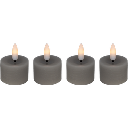 Cozzy LED Tea Light Grey LED-ljus 4.8cm 4st