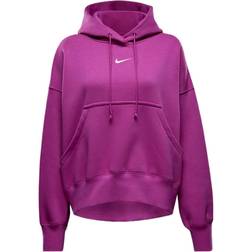 Nike Sportswear Phoenix Fleece Women's Over Oversized Pullover Hoodie - Hot Fuchsia/Sail