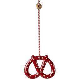 Maileg Kringle Red/White Juletræspynt 5cm