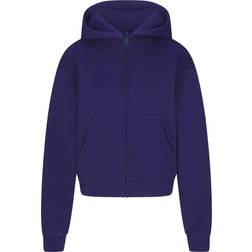 SKIMS Classic Zip Up Hoodie - Concord