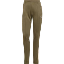 adidas Women's Adicolor SST Track Pants - Olive Strata