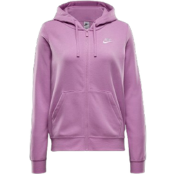 Nike Women's Sportswear Club Fleece Hoodie - Beyond Pink/White