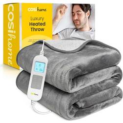 Cosi Home Fleece & Sherpa Electric Heated Throw