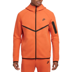 Nike Tech Men's Full Zip Windrunner Hoodie - Vintage Coral/Black