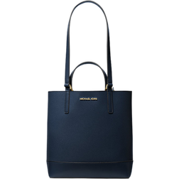 Michael Kors Kelli Small Leather Tote Bag - Navy