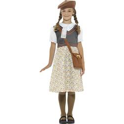 Smiffys Evacuee School Girl Costume