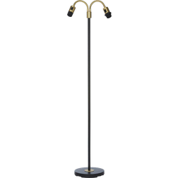 PR Home Amy Flex 2 Brass/Black Lampstand 150cm