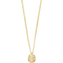 Pilgrim Scottie Coin Necklace - Gold