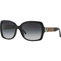 Burberry 4160 Sunglasses - Black/Grey Gradient