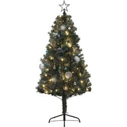 Homcom Artificial With LED Lights Green/Blue Christmas Tree 150cm