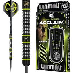 Winmau MvG Acclaim Tungsten Steel Tip Darts 25g Set with Flights & Shafts