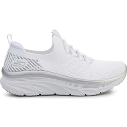 Skechers Relaxed Fit D'Lux Walker Let it Glow - White/Silver