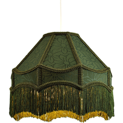 Happy Homewares Classic Victorian Style Empire Light Green Shade 30cm