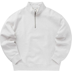 Nike Men's Solo Swoosh 1/4-Zip Top - Birch Heather/White