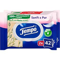 Tempo Wet Toilet Wipes Gentle & Pure 42pcs
