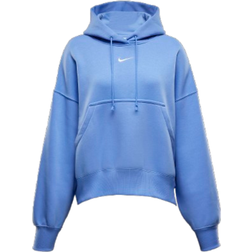 Nike Womens Sportswear Phoenix Fleece Over-Oversized Pullover Hoodie - Royal Pulse/Sail