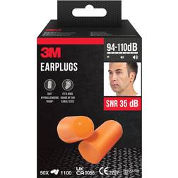 3M Earplugs 1100 50-pack