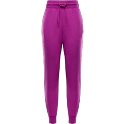 Nike Dri-FIT One Women's High-Waisted 7/8 French Terry Joggers - Hot Fuchsia/Black