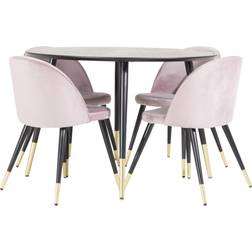 Venture Home Dipp Black Bordsgrupp 115cm 5st