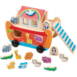 Early Learning Centre Wooden Noah's Ark Shape Sorter