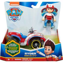 Spin Master Rettungs-Quad mit Ryder-Figur Sustainable Basic Vehicle/Basis Fahrzeug Spielzeug für Kinder ab 3 Jahren