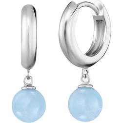 Engelsrufer ERE-BA-CR Hoop Earrings - Silver/Blue