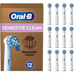 Oral-B Sensitive Clean Replacement Toothbrush Head 12-pack