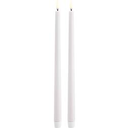 Uyuni Crown White LED Candle 12.6" 2pcs