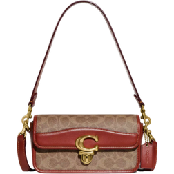 Coach Sac Hobo Studio Baguette Cuir Tan Rust