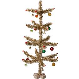 Maileg Christmas Tree Gold/Red/Green Julepynt 25cm