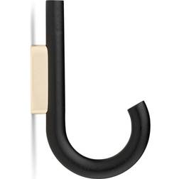 Gejst Hanger Black Oak/Brass Coat Hook 12.8cm