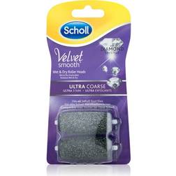 Scholl Velvet Smooth Replacement Head for Electric Foot File Ultra Coarse 2-pack