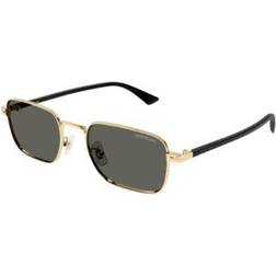 Montblanc MB0339S Cod. Colore 001 Uomo Squadrata Oro