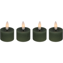 Cozzy Tea Light Green LED-lys 4.8cm 4stk