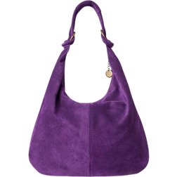 Joe Browns Luna Hobo Suede Bag - Purple