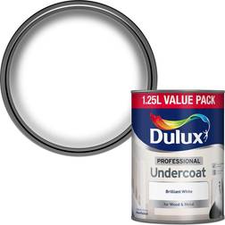 Dulux Professional Undercoat Wood Paint Brilliant White 1.25L