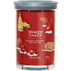 Yankee Candle Big Apple Christmas Signature Large Tumbler Red Duftlys 567g