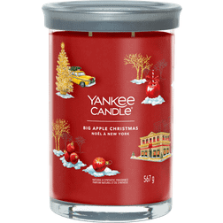 Yankee Candle Big Apple Christmas Signature Large Tumbler Red Scented Candle 567g