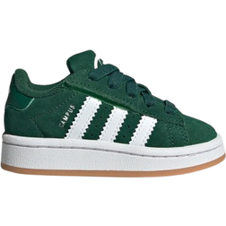 adidas Infant Campus 00s Comfort Closure Elastic Lace - Dark Green/Cloud White/Gum