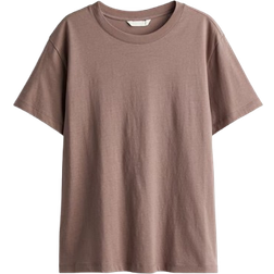 H&M Cotton T-shirt - Dark Beige