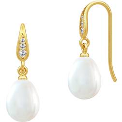 Julie Sandlau Ocean Earrings - Gold/Pearls/Transparent