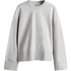 H&M Oversized Sweatshirt - Light Grey Marl